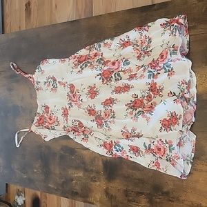 White Floral Dress